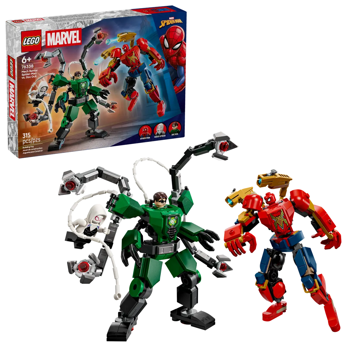 76338 LEGO Marvel - Battaglia mech: Spider-Man vs. Doc Ock