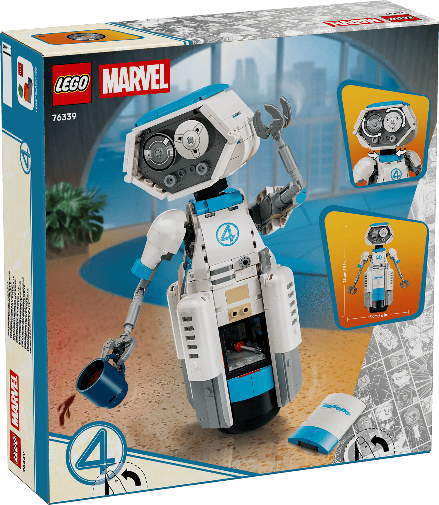 DISPOINIBILE DA AGOSTO 2026 - 76339 LEGO Marvel - I Fantastici Quattro H.E.R.B.I.E.