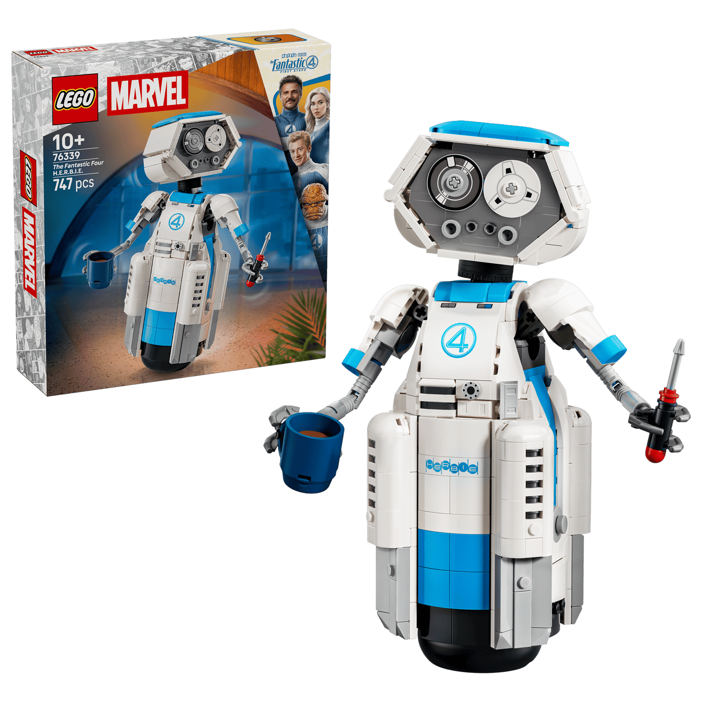 DISPOINIBILE DA AGOSTO 2026 - 76339 LEGO Marvel - I Fantastici Quattro H.E.R.B.I.E.