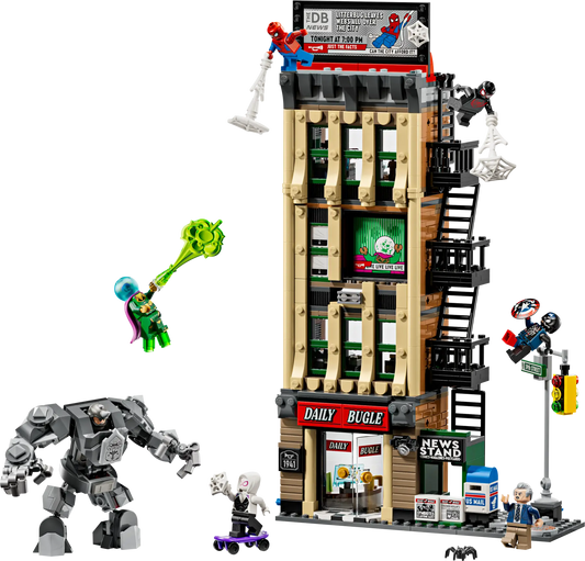DISPONIBILE DA GENNAIO 2026 - 76342 LEGO Marvel - Spider-Man vs. Mysterio: il Daily Bugle