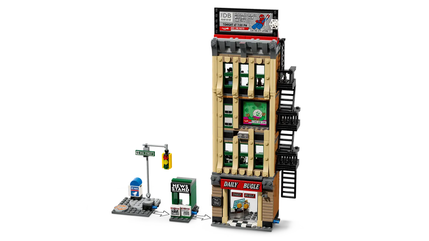 DISPONIBILE DA GENNAIO 2026 - 76342 LEGO Marvel - Spider-Man vs. Mysterio: il Daily Bugle