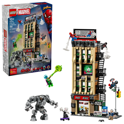 DISPONIBILE DA GENNAIO 2026 - 76342 LEGO Marvel - Spider-Man vs. Mysterio: il Daily Bugle