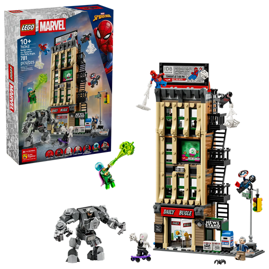 DISPONIBILE DA GENNAIO 2026 - 76342 LEGO Marvel - Spider-Man vs. Mysterio: il Daily Bugle
