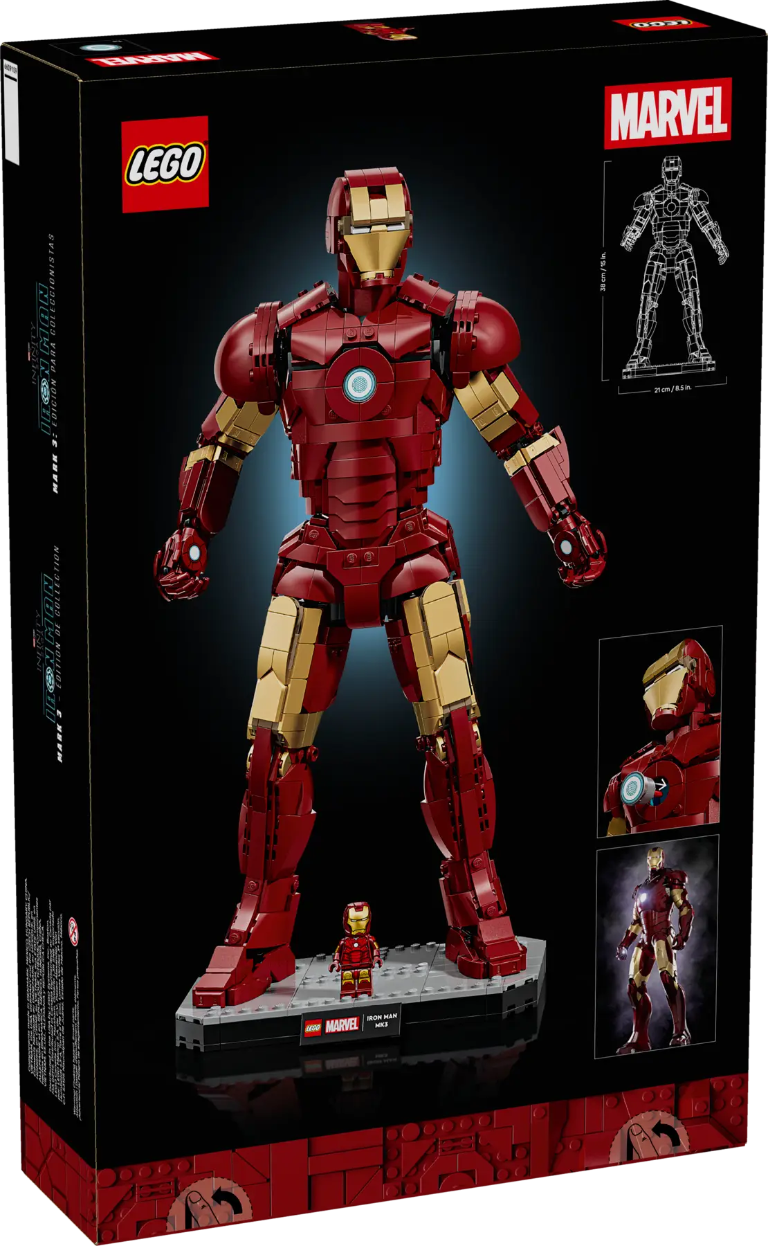 DISPONIBILE DA GENNAIO 2026 - 76344 LEGO Marvel - Iron Man Mark 3 – Edizione del collezionista