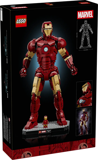 DISPONIBILE DA GENNAIO 2026 - 76344 LEGO Marvel - Iron Man Mark 3 – Edizione del collezionista