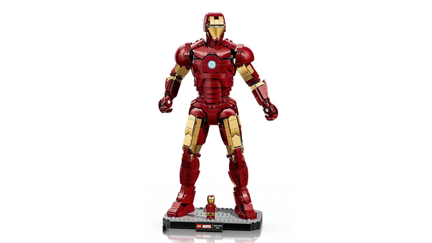 DISPONIBILE DA GENNAIO 2026 - 76344 LEGO Marvel - Iron Man Mark 3 – Edizione del collezionista