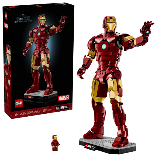DISPONIBILE DA GENNAIO 2026 - 76344 LEGO Marvel - Iron Man Mark 3 – Edizione del collezionista