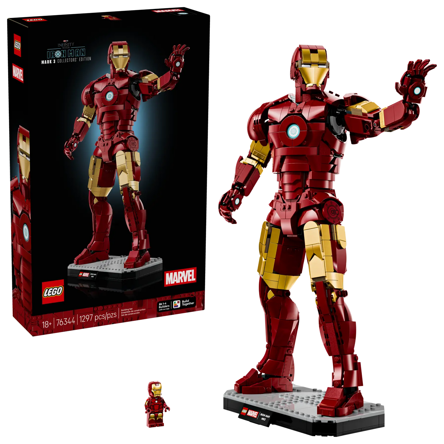 DISPONIBILE DA GENNAIO 2026 - 76344 LEGO Marvel - Iron Man Mark 3 – Edizione del collezionista