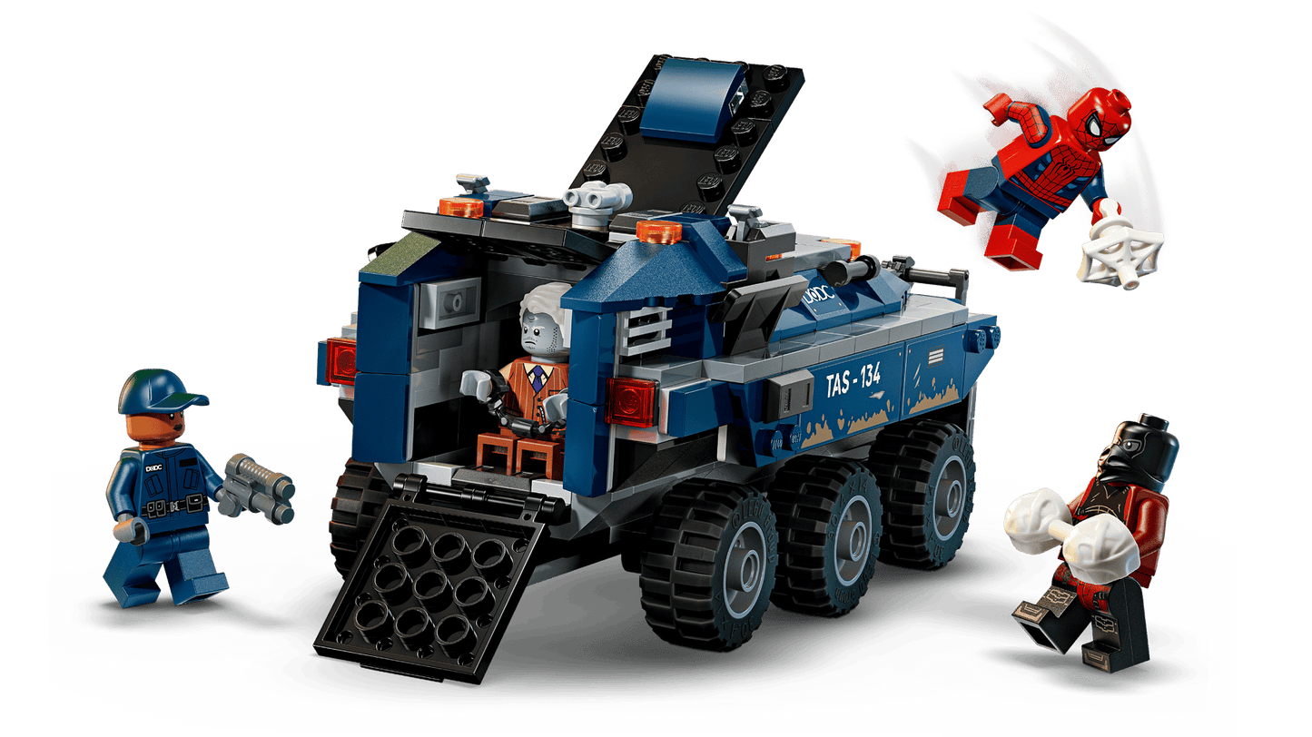 DISPOINIBILE DA GIUGNO 2026 - 76349 LEGO Marvel - Spider-Man: Inseguimento del trasportatore di detenut