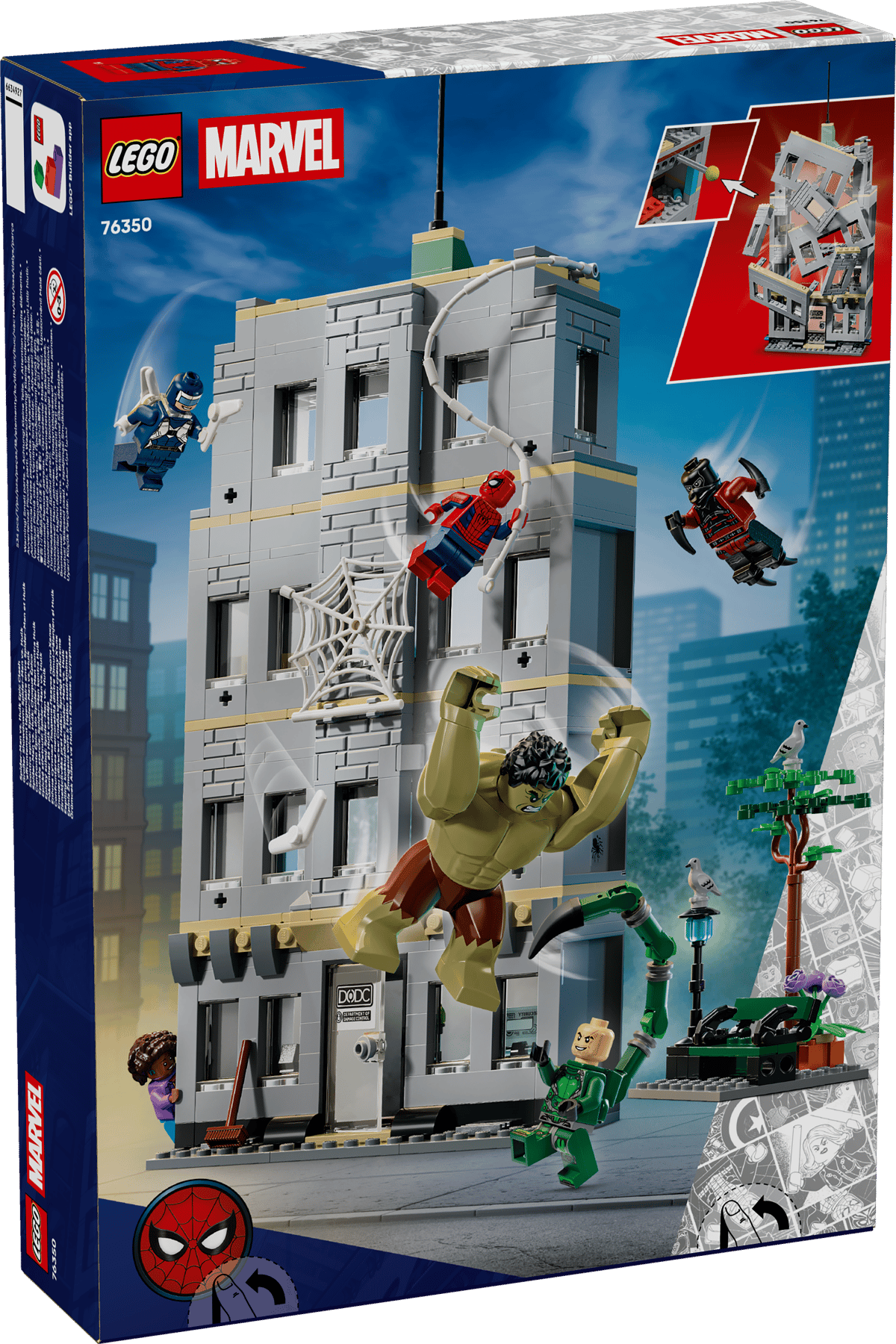 DISPOINIBILE DA GIUGNO 2026 - 76350 LEGO Marvel - Scontro epico: Spider-Man vs. Hulk