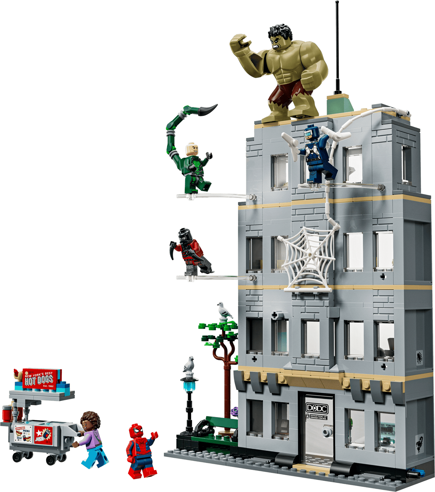 DISPOINIBILE DA GIUGNO 2026 - 76350 LEGO Marvel - Scontro epico: Spider-Man vs. Hulk