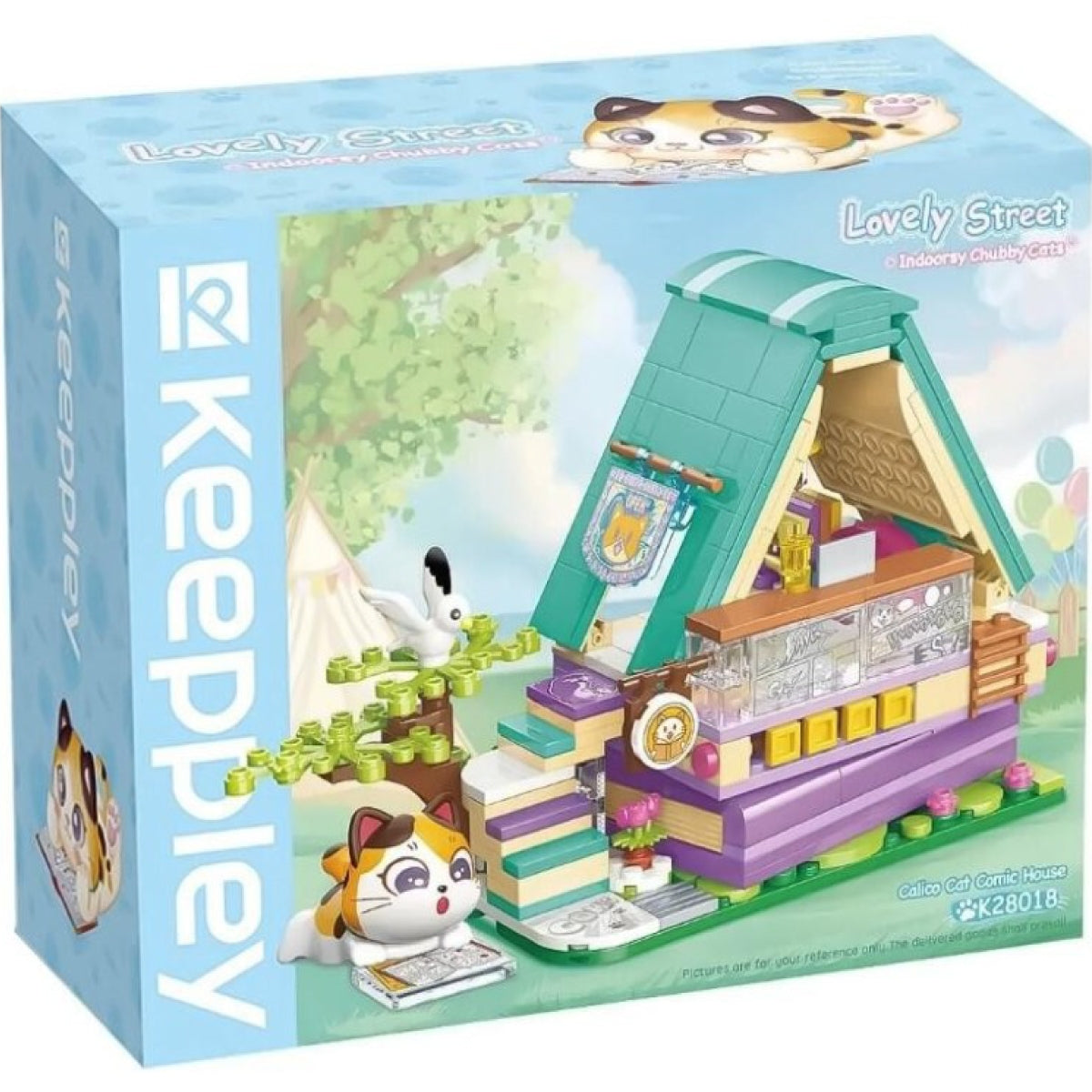K28018 - KEEPPLEY - LOVELY STREET - Calico Cat Comic House