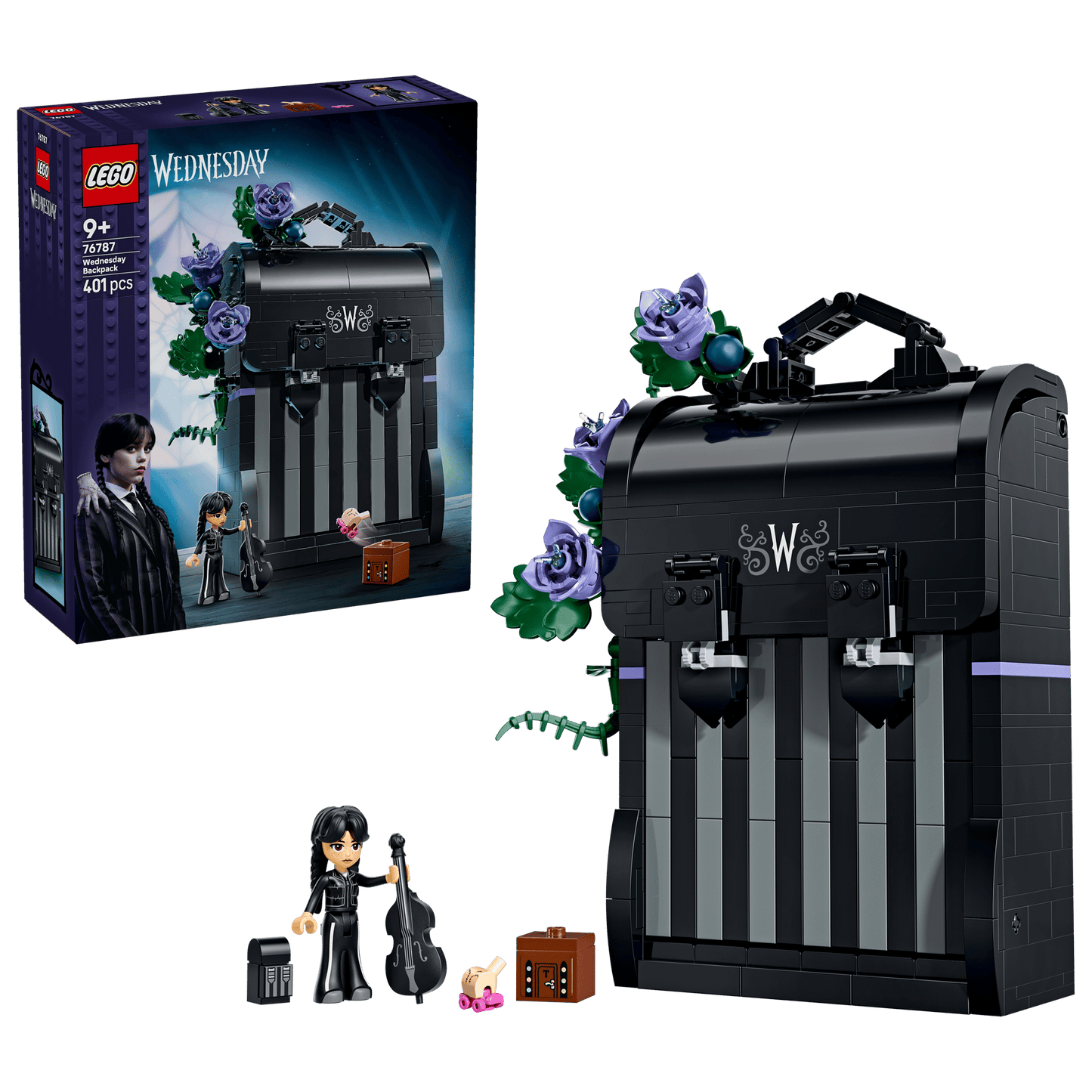 DISPONIBILE DA OTTOBRE 2026 - 76787 LEGO Wednesday - Zaino di Mercoledì