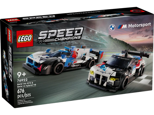 76922 LEGO Speed Champions - Auto da corsa BMW M4 GT3 e BMW M Hybrid V8