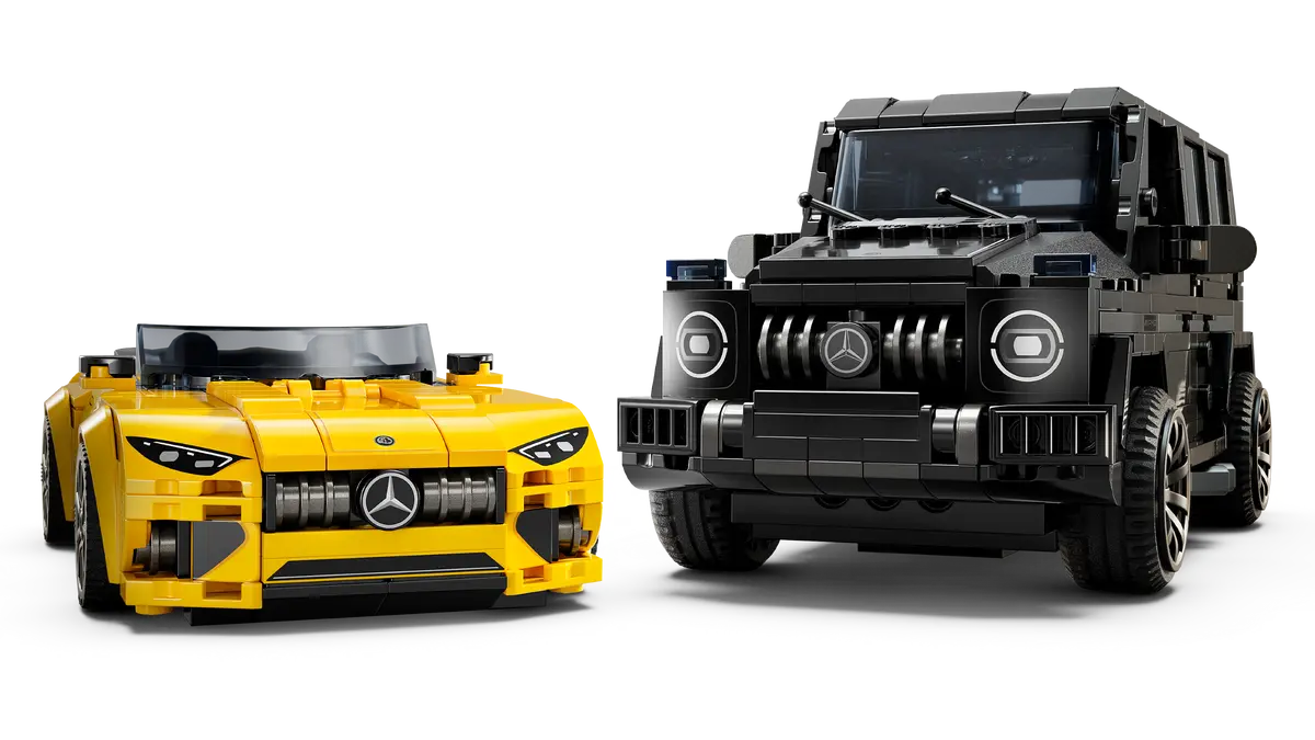 DISPONIBILE DA GIUGNO 2024 - 76924 LEGO Speed Champions - Mercedes-AMG G 63 e Mercedes-AMG SL 63