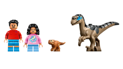 76972 LEGO Jurassic World - Fuga dal Raptor sul fuoristrada