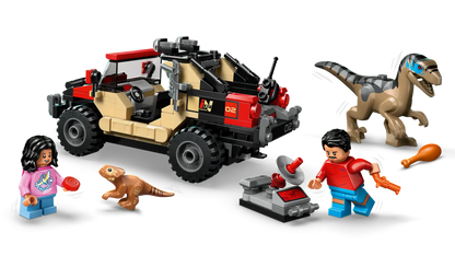 76972 LEGO Jurassic World - Fuga dal Raptor sul fuoristrada