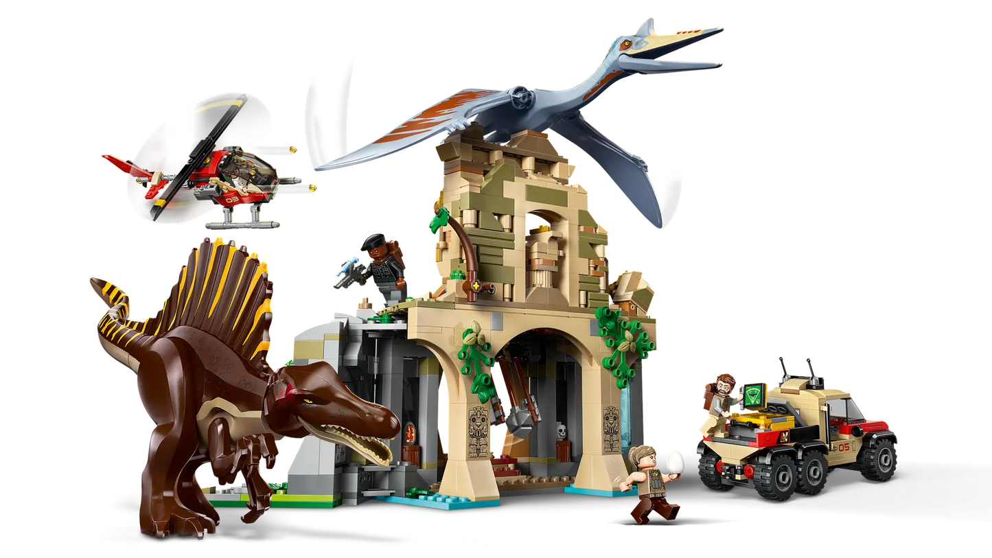 76976 LEGO Jurassic World - Missione aerea con Spinosauro e Quetzalcoatlus