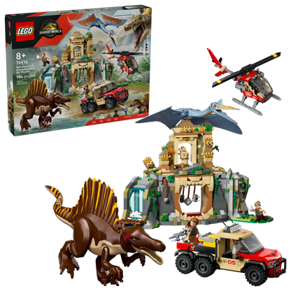 76976 LEGO Jurassic World - Missione aerea con Spinosauro e Quetzalcoatlus