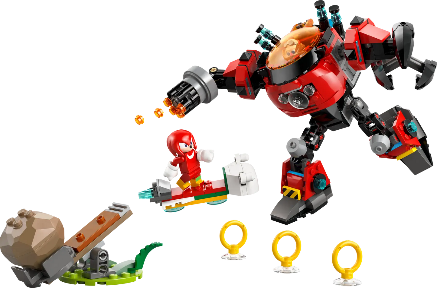 77005 LEGO Sonic the Hedgehog™ – Knuckles vs. il Mech Egg Crusher del Dr. Eggman
