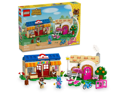 77050 LEGO® Animal Crossing™ - Bottega di Nook e casa di Grinfia