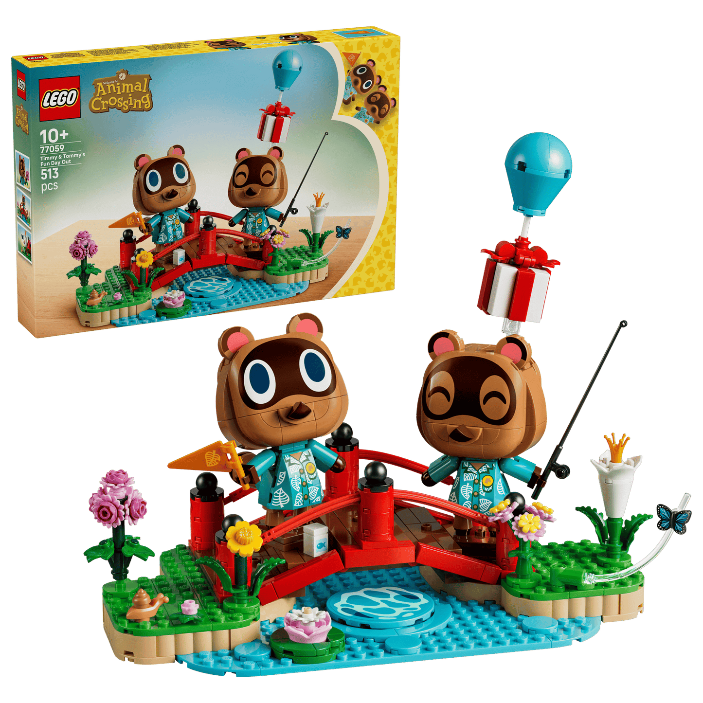 DISPONIBILE DA AGOSTO 2026 - 77059 LEGO® Animal Crossing™ - Una giornata all'aria aperta per Mirco e Marco