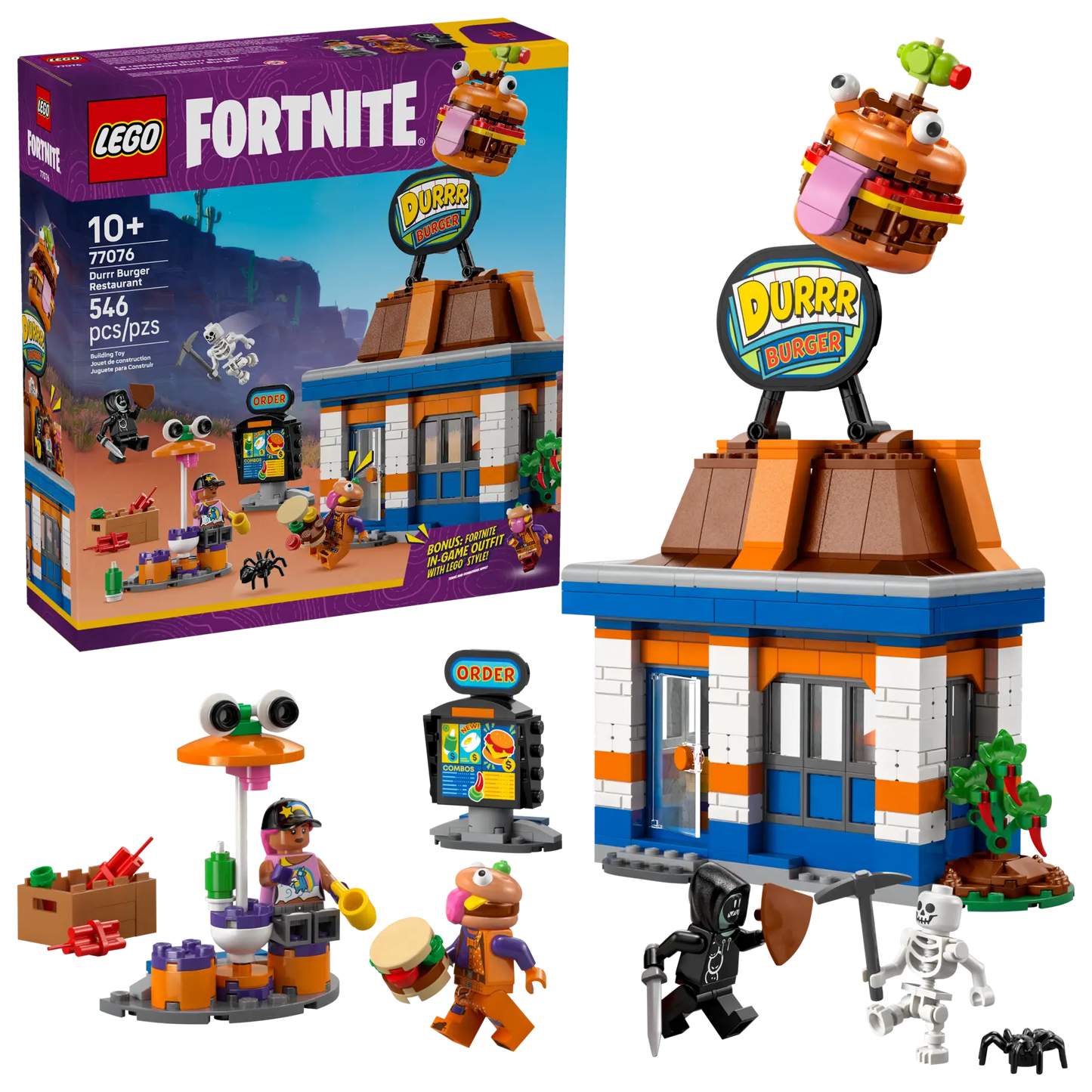 DISPONIBILE DA GIUGNO - 77076 LEGO Fortnite - Ristorante di Durrr Burger