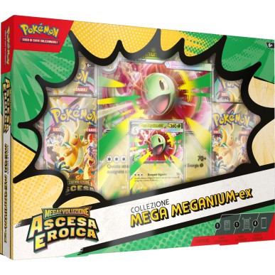 Collezione Pokemon - MEGAEVOLUZIONI Ascesa Eroica - Mega Meganium EX - Italiano