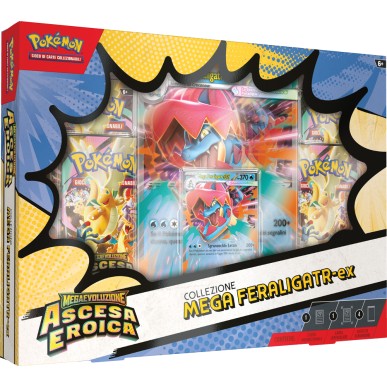 Collezione Pokemon - MEGAEVOLUZIONI Ascesa Eroica - Mega Feraligatr EX - Italiano