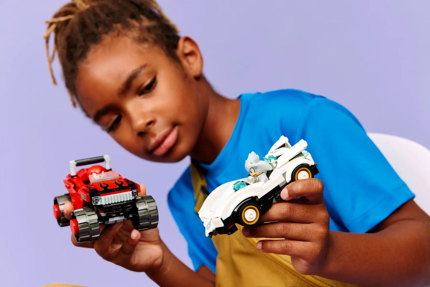 77118 LEGO Sonic the Hedgehog™ – Auto di Silver vs. Monster Truck di Knuckles