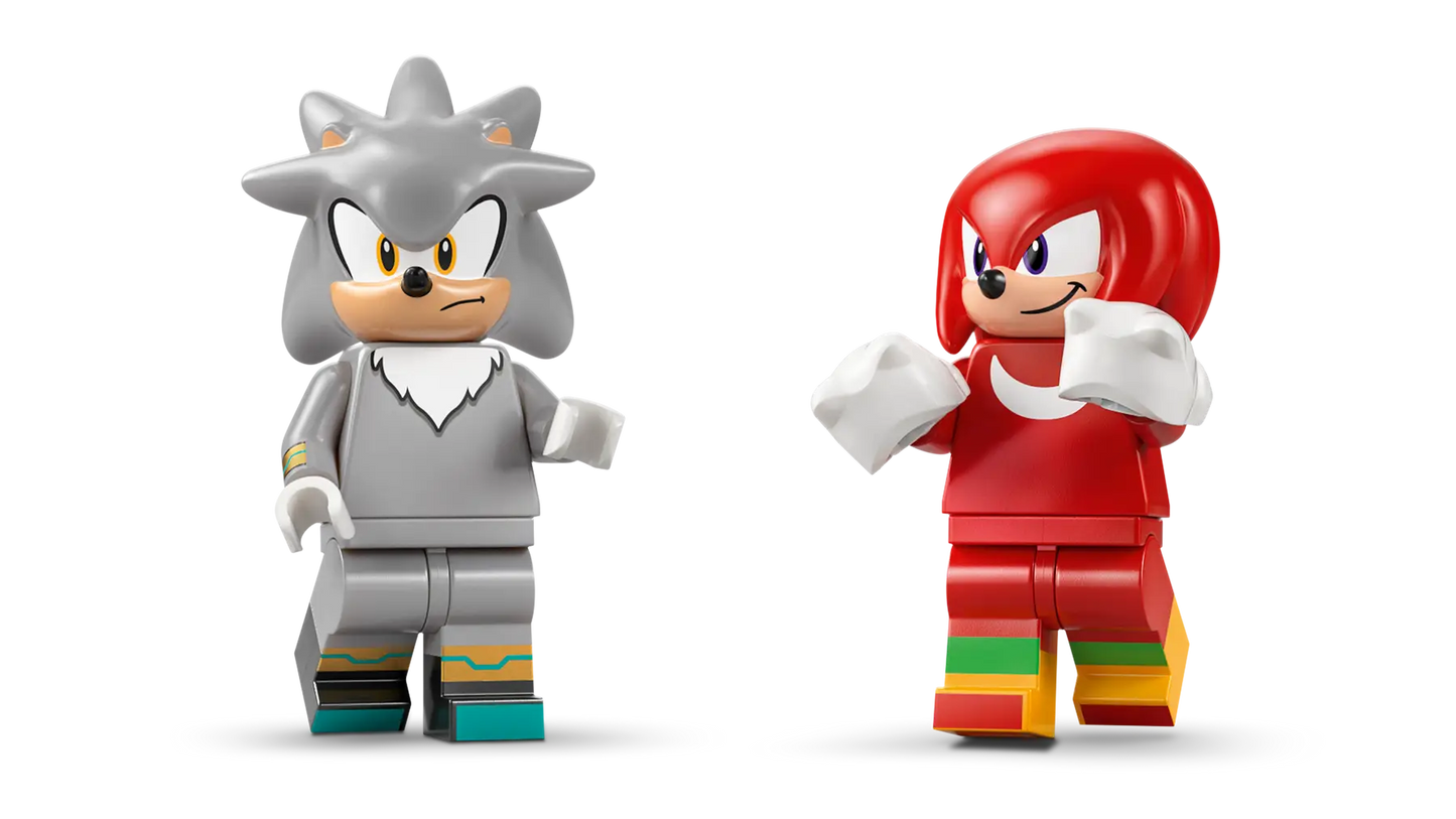 77118 LEGO Sonic the Hedgehog™ – Auto di Silver vs. Monster Truck di Knuckles