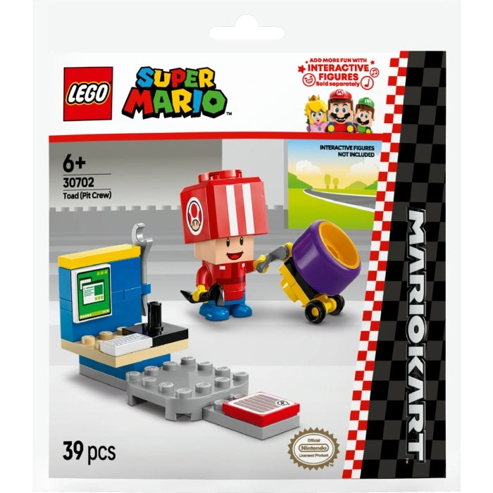 30702 LEGO Polybag Super Mario - Mario Kart: Toad (Pit Stop ...