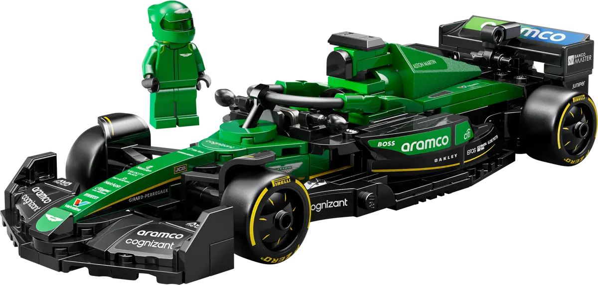 DISPONIBILE DA MARZO 2025 - 77245 LEGO Speed Champions - Auto da corsa Aston Martin Aramco F1® AMR24