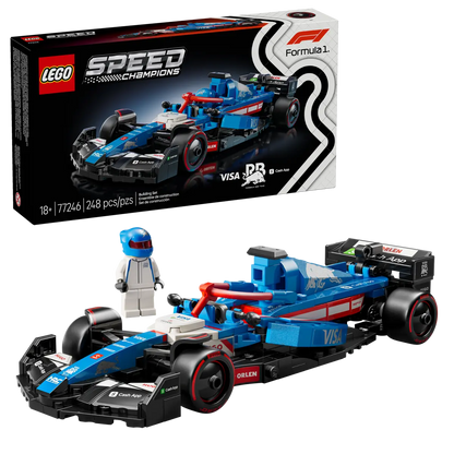 DISPONIBILE DA MARZO 2025 - 77246 LEGO Speed Champions - Auto da corsa F1® Visa Cash App RB VCARB 01