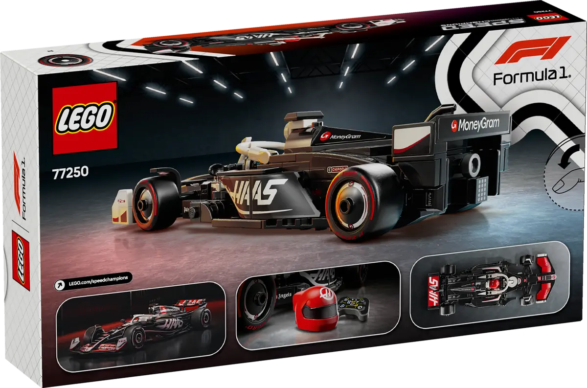 DISPONIBILE DA MARZO 2025 - 77250 LEGO Speed Champions - Auto da corsa MoneyGram Haas F1® Team VF-24