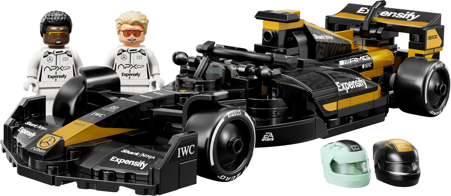DISPONIBILE DA GENNAIO 2026 - 77252 ESCLUSIVA LEGO Speed Champions - Auto da corsa Team APXGP di F1®: Il film
