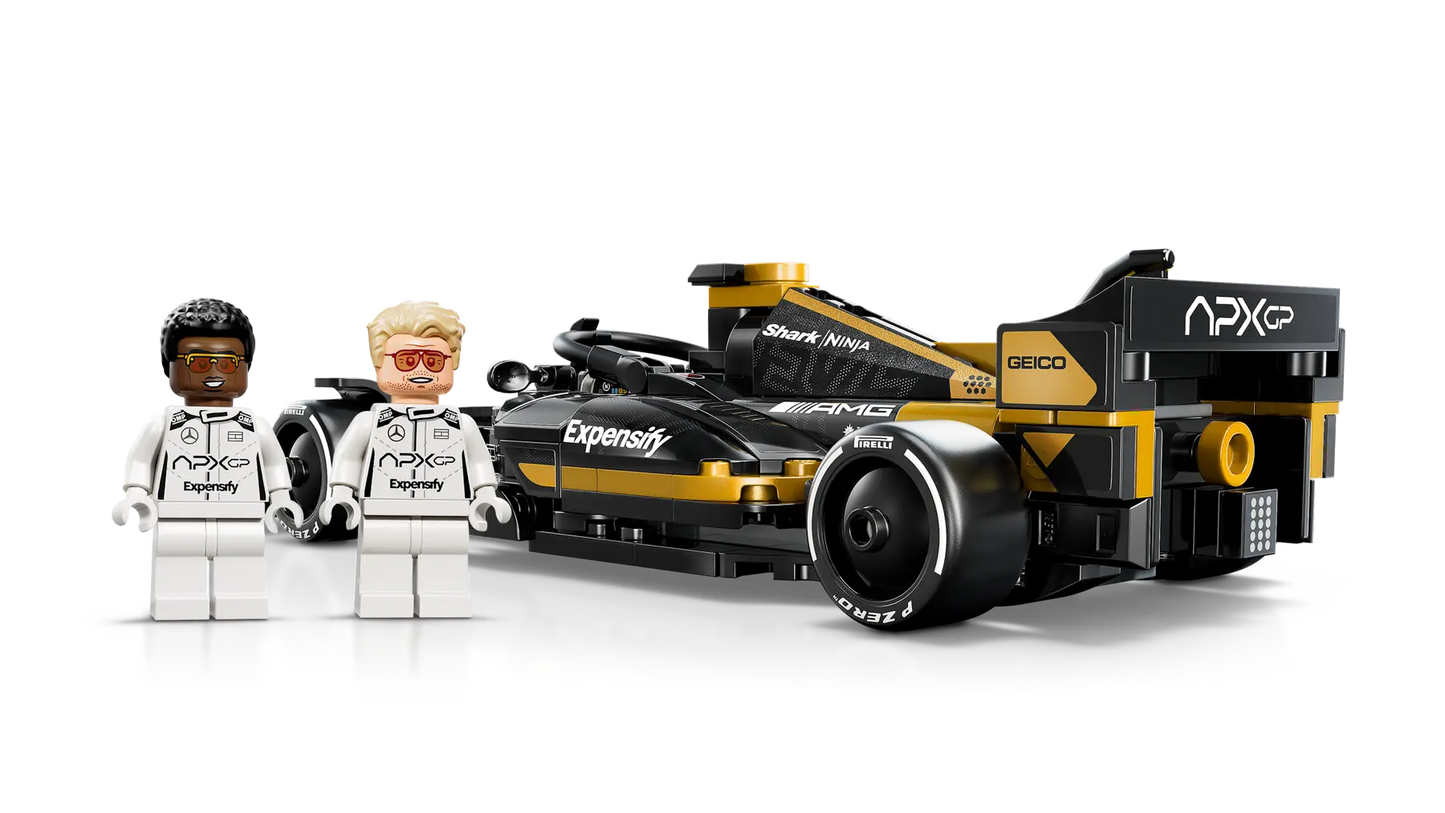 DISPONIBILE DA GENNAIO 2026 - 77252 ESCLUSIVA LEGO Speed Champions - Auto da corsa Team APXGP di F1®: Il film