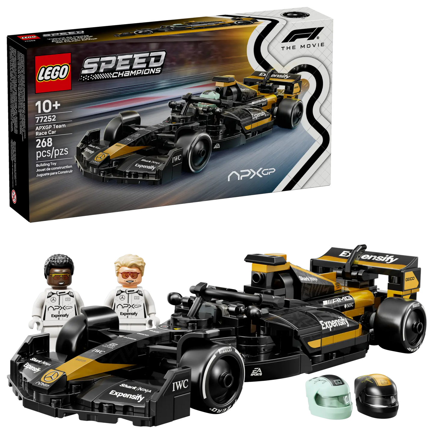 DISPONIBILE DA GENNAIO 2026 - 77252 ESCLUSIVA LEGO Speed Champions - Auto da corsa Team APXGP di F1®: Il film