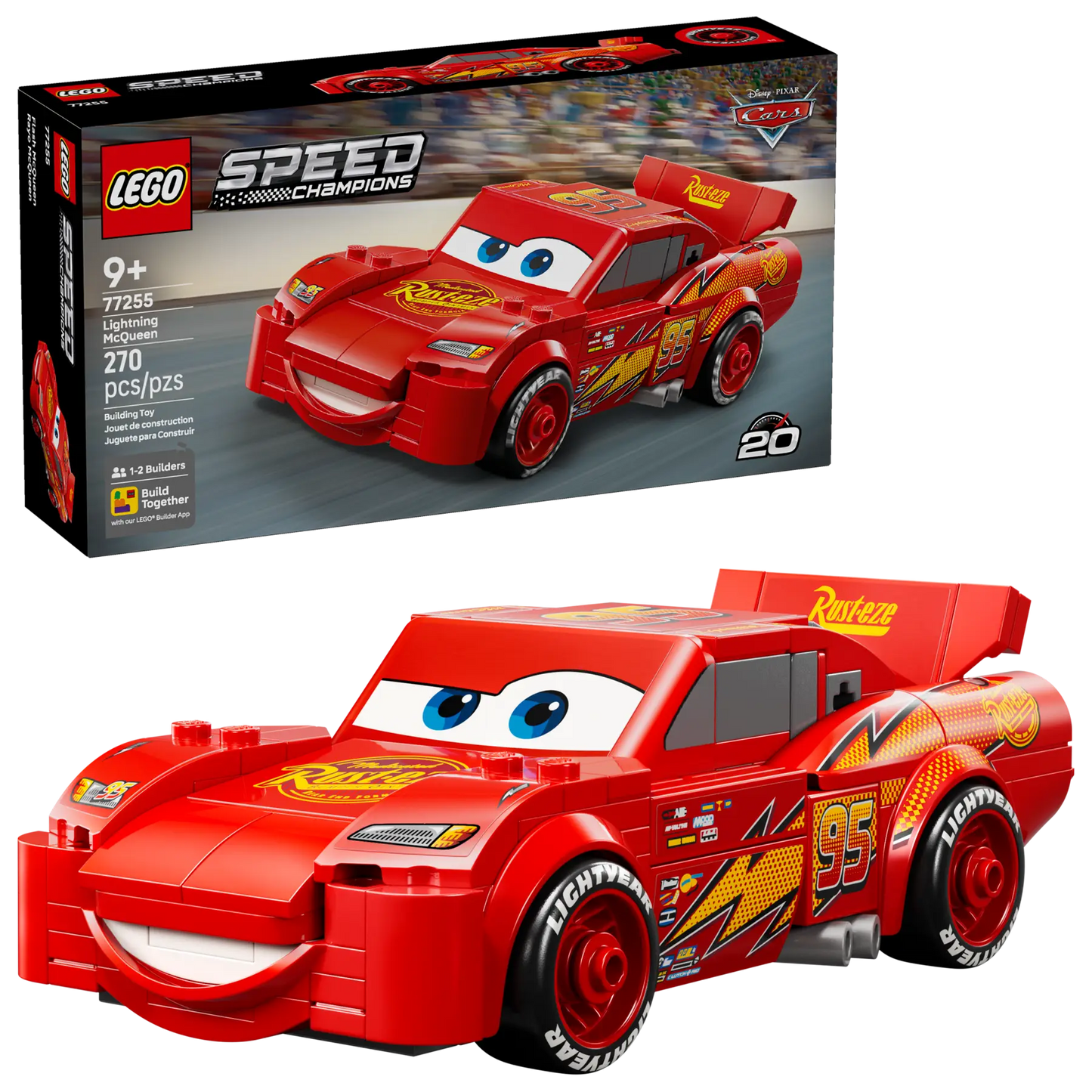 DISPONIBILE DA GENNAIO 2026 - 77255 LEGO Speed Champions - Saetta McQueen