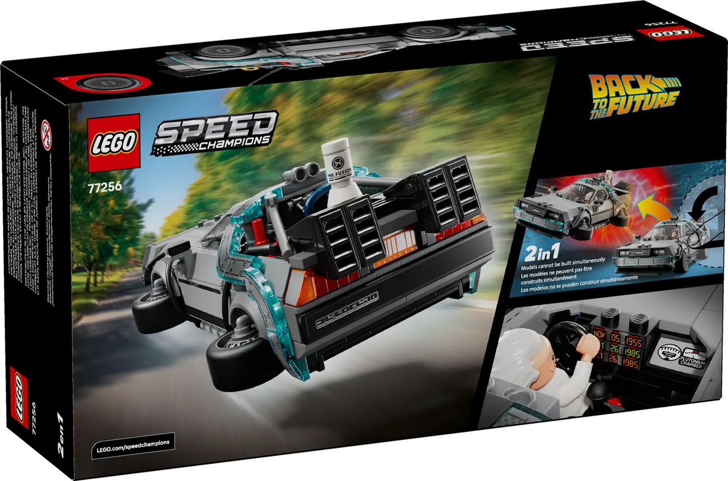 DISPONIBILE DA GENNAIO 2026 - 77256 LEGO Speed Champions - Macchina del tempo di Ritorno al futuro