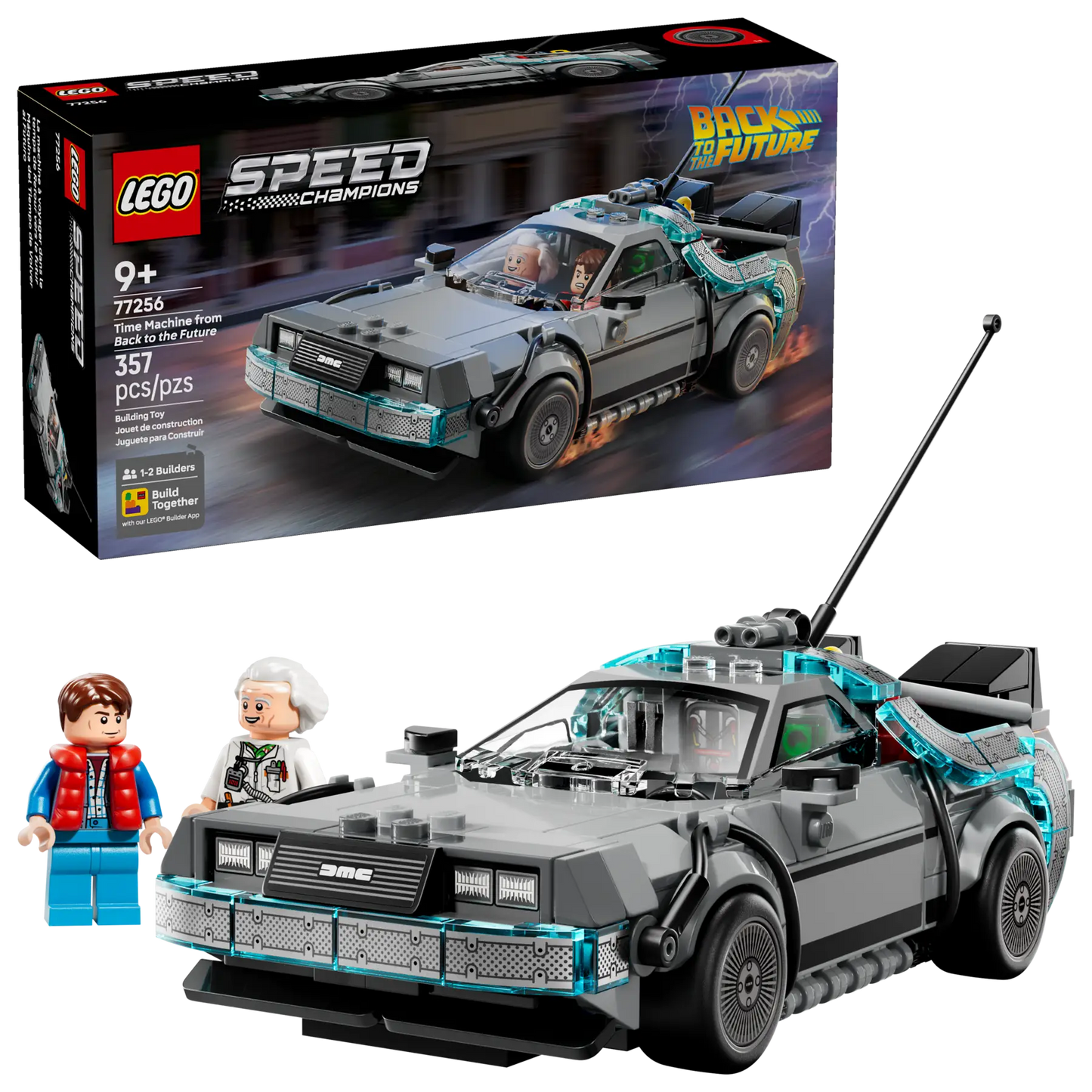 DISPONIBILE DA GENNAIO 2026 - 77256 LEGO Speed Champions - Macchina del tempo di Ritorno al futuro