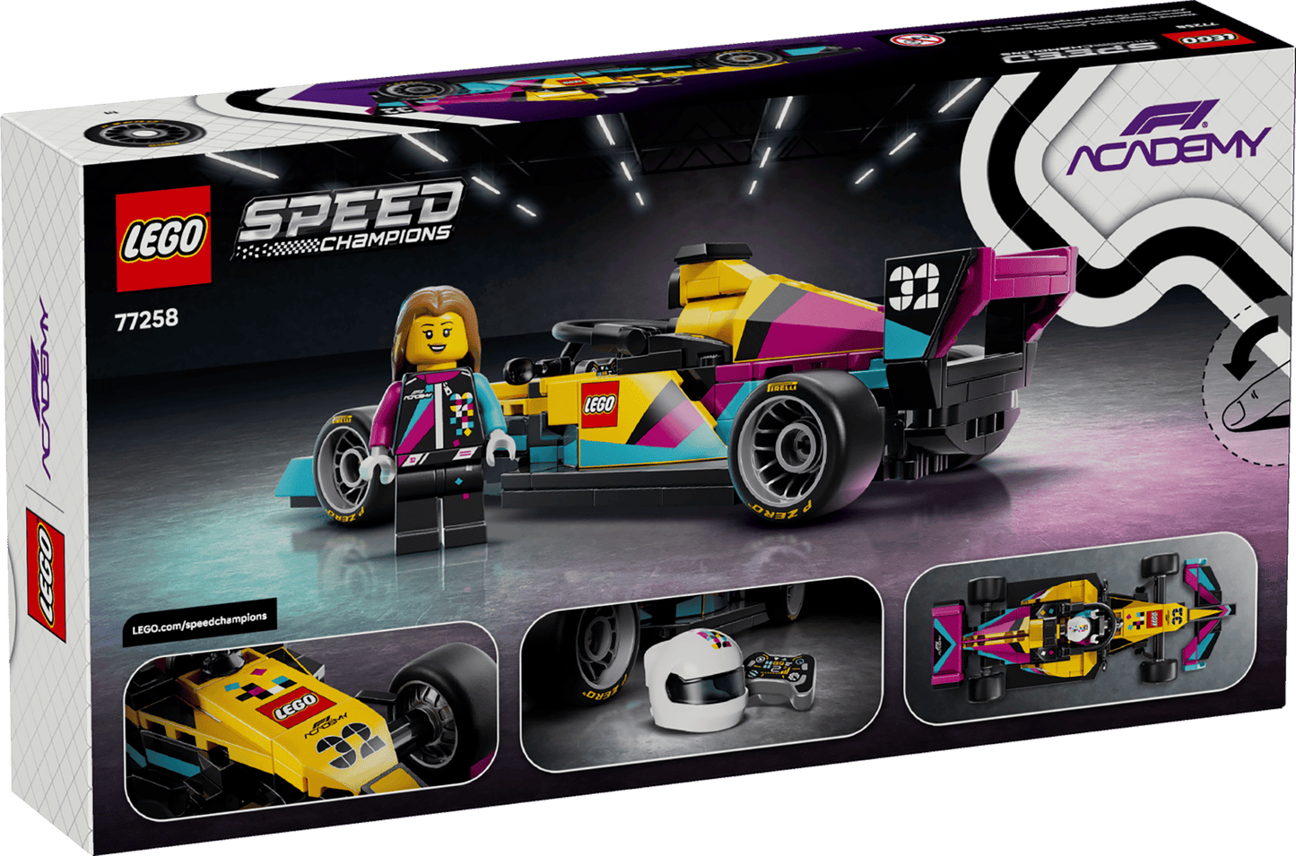 77258 LEGO Speed Champions - Auto da corsa LEGO® F1 ACADEMY™