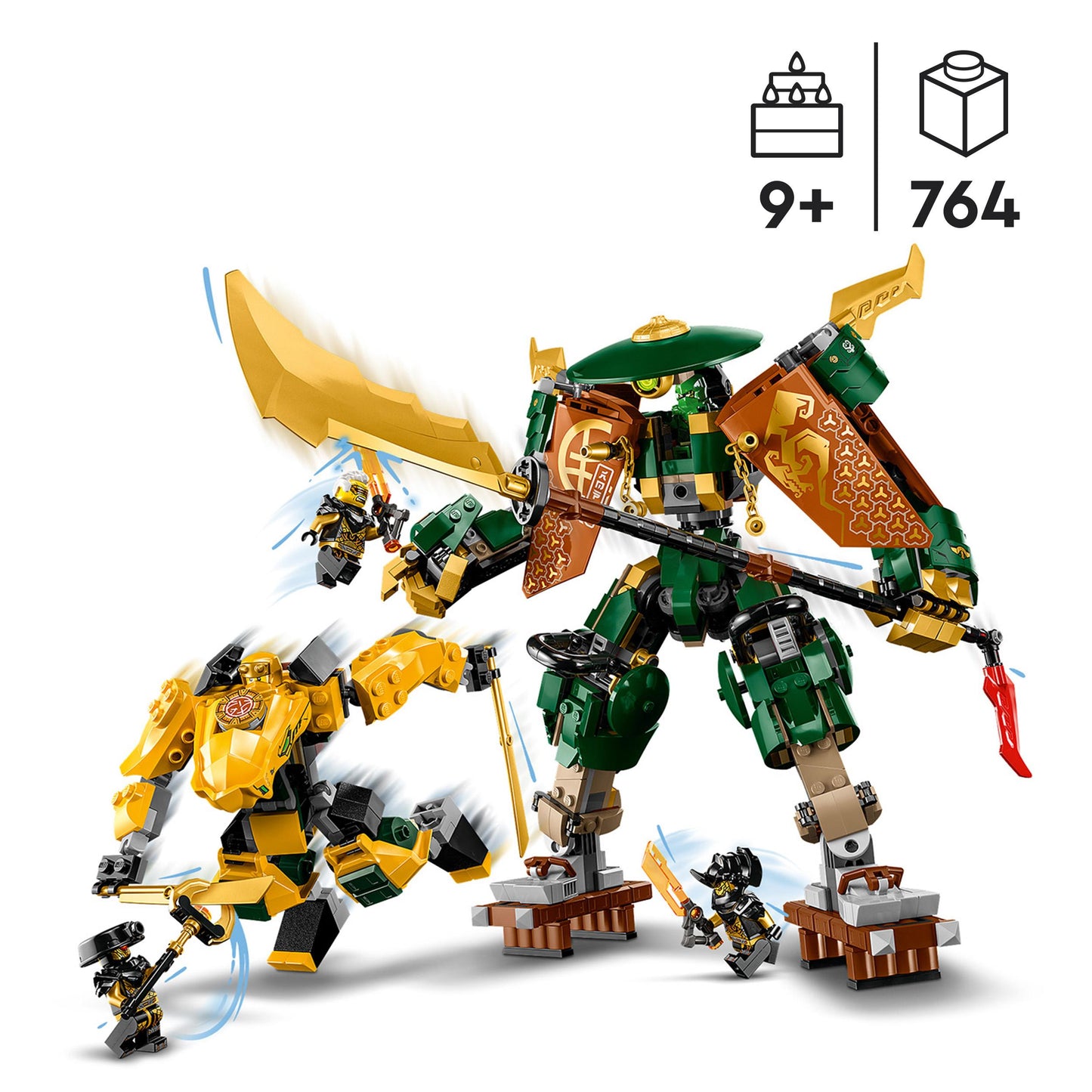 71794 LEGO Ninjago - Team Mech Ninja di Lloyd e Arin