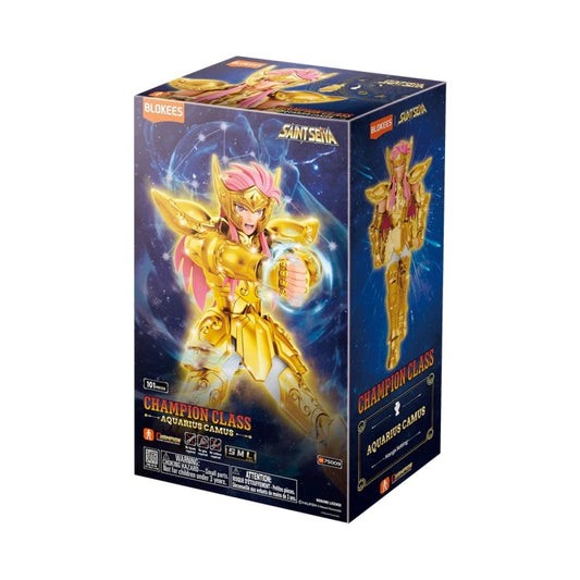 75009 - Blokees Figures - SAINT SEIYA - CHAMPION CLASS - Aquarius Camus - 40 pcs