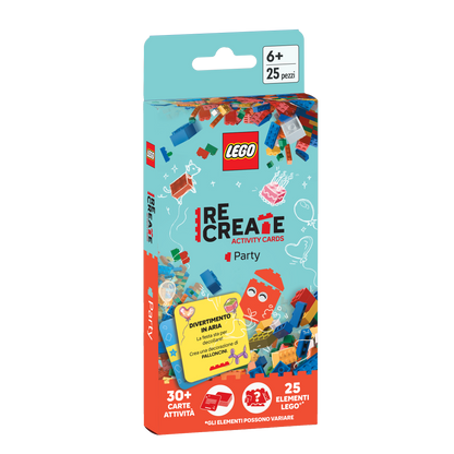 LEGO ReCreate Activity Cards - PARTY -Italiano