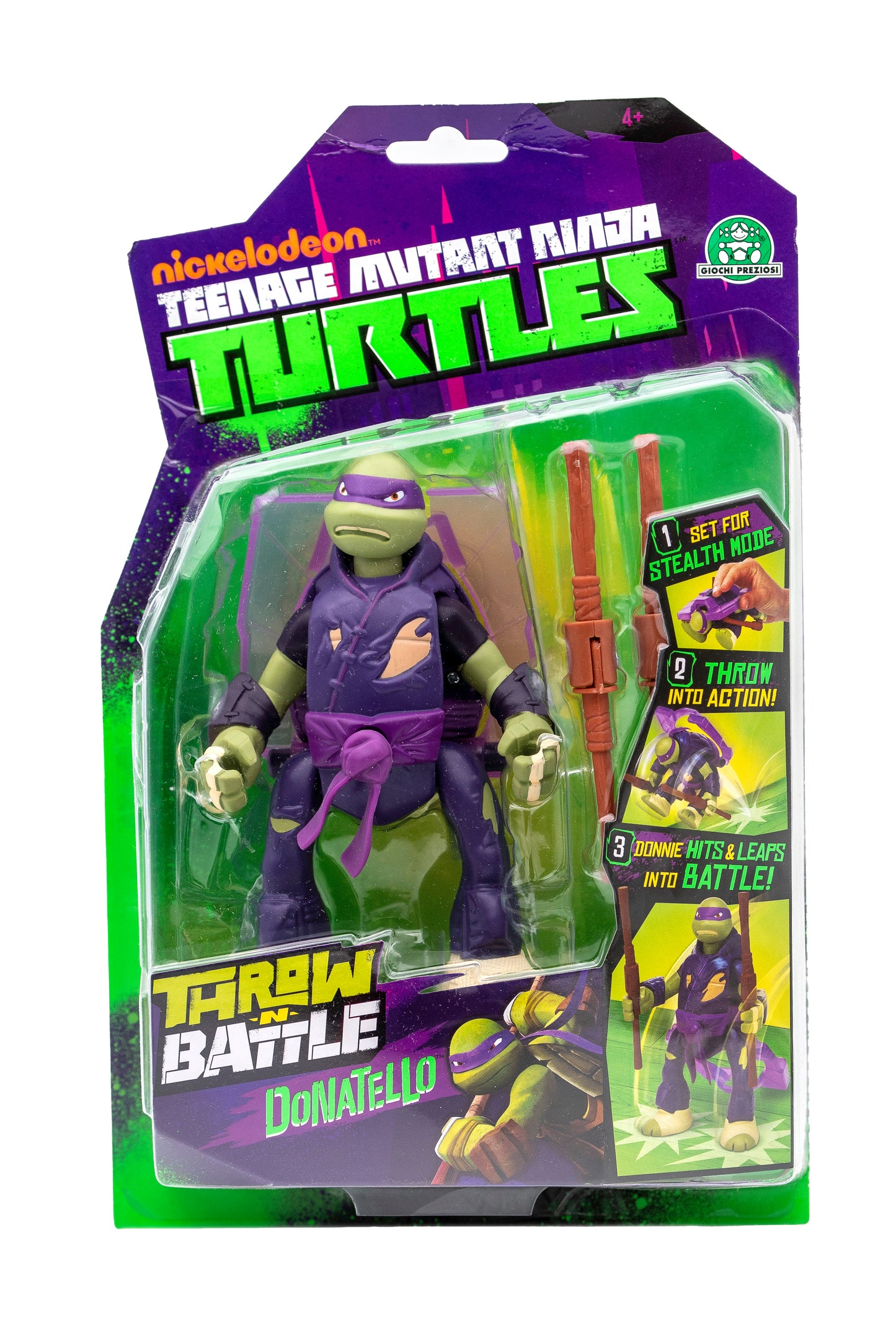 TMNT Tartarughe Ninja THROW N BATTLE
