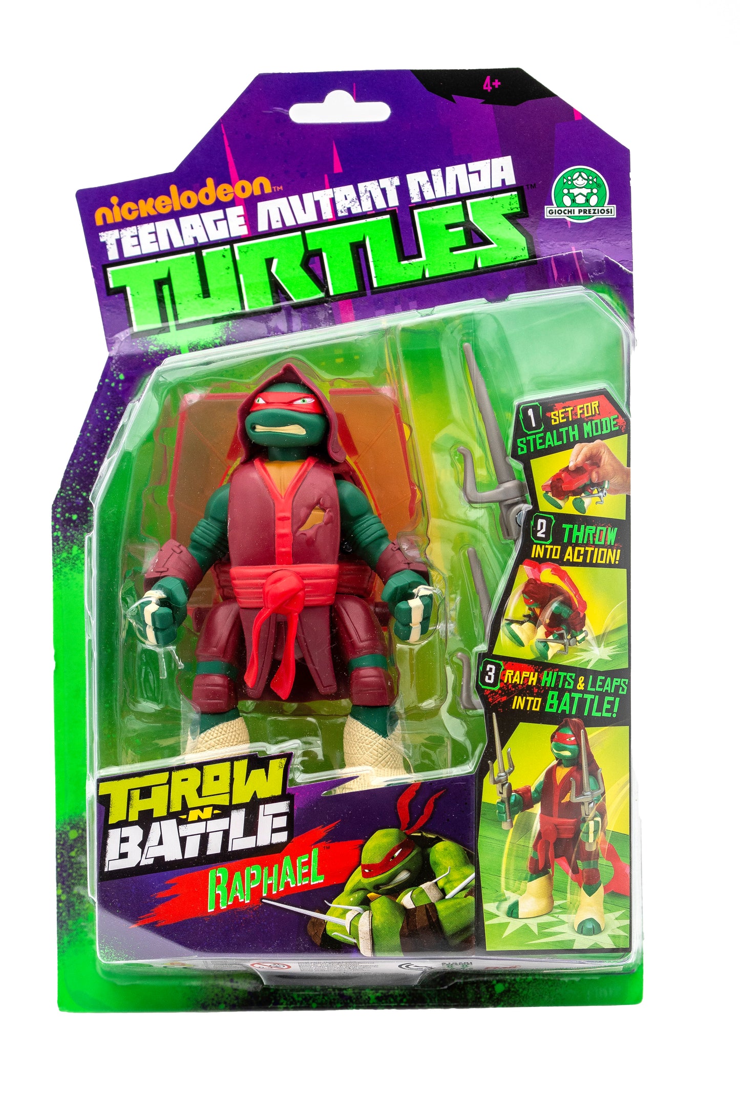 TMNT Tartarughe Ninja THROW N BATTLE