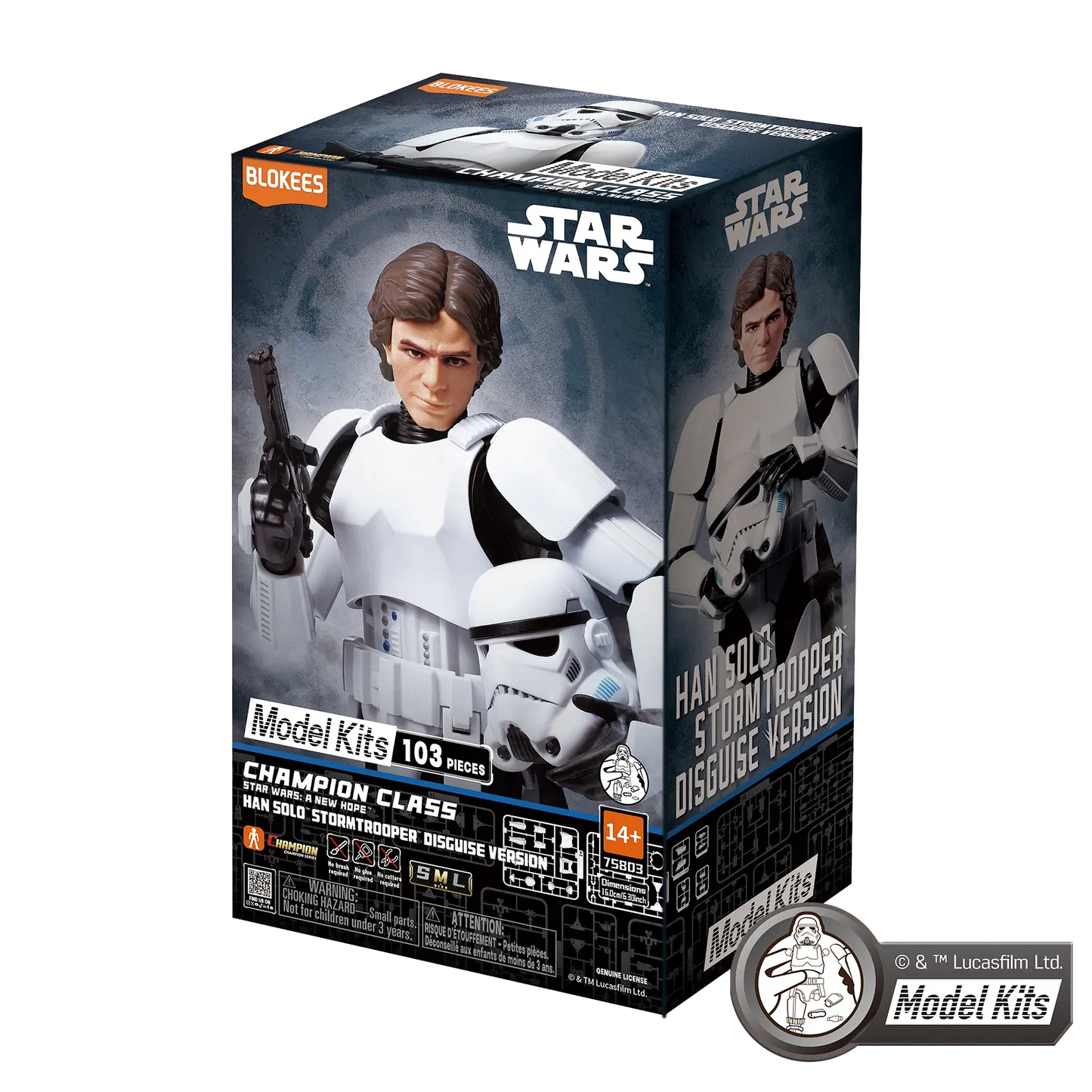 75803 - STAR WARS - CHAMPION CLASS 03 - HAN SOLO STORMTROOPER - EP. IV A NEW HOPE - DISGUISE VERSION