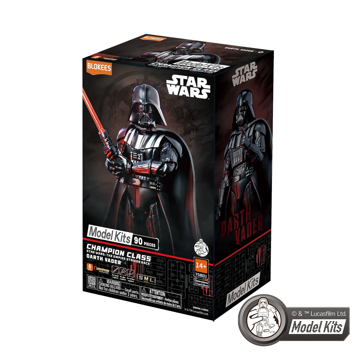 75801 - STAR WARS - CHAMPION CLASS 01 - DARTH VADER - EVERGREEN MOVIE