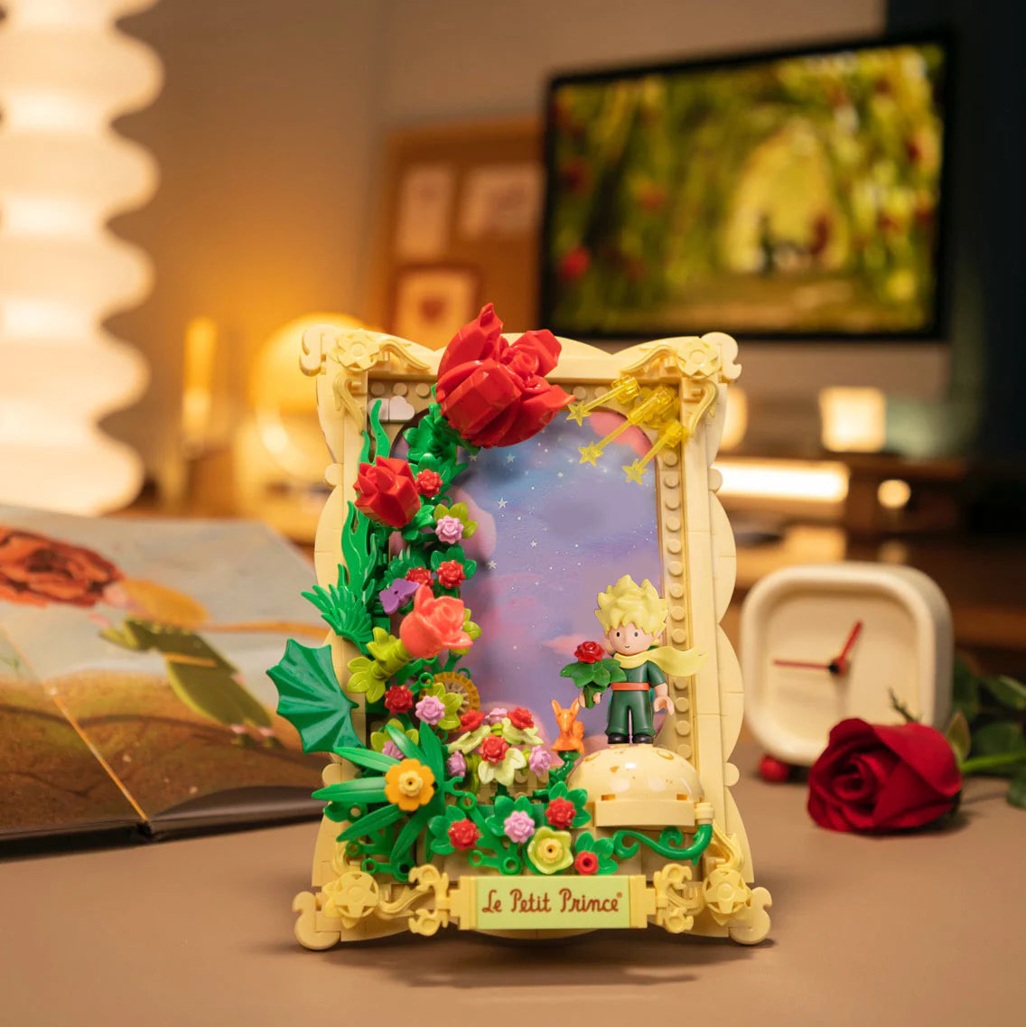 86313EN PANTASY Le Petit Prince - La Rosa (Ritratto 3D)